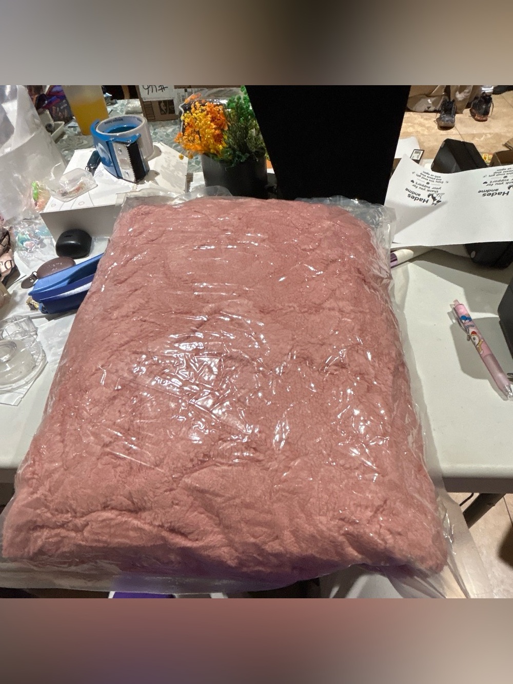 Blanket around twin size
